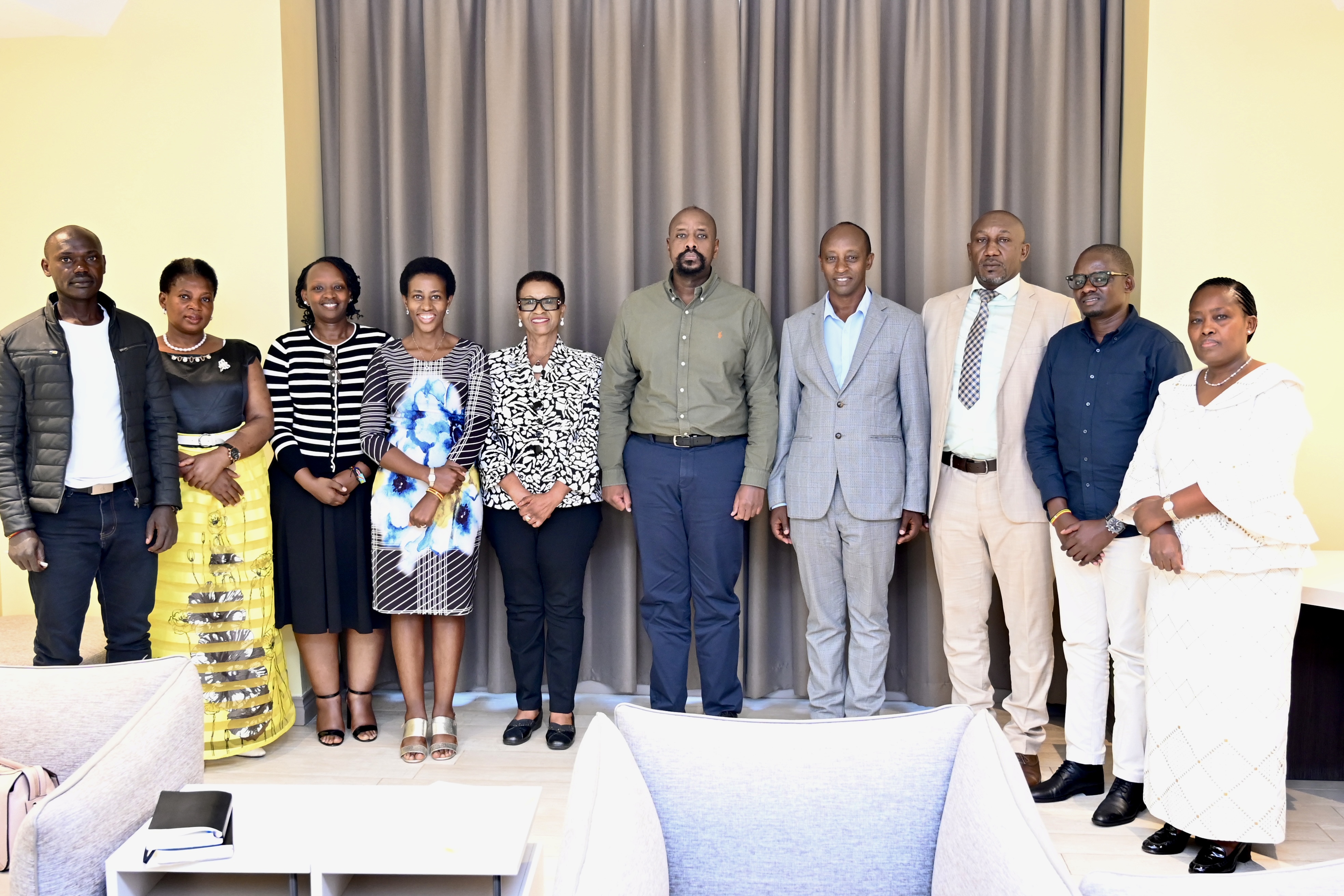 Gen. Muhoozi Kainerugaba met MPs from Greater Masaka