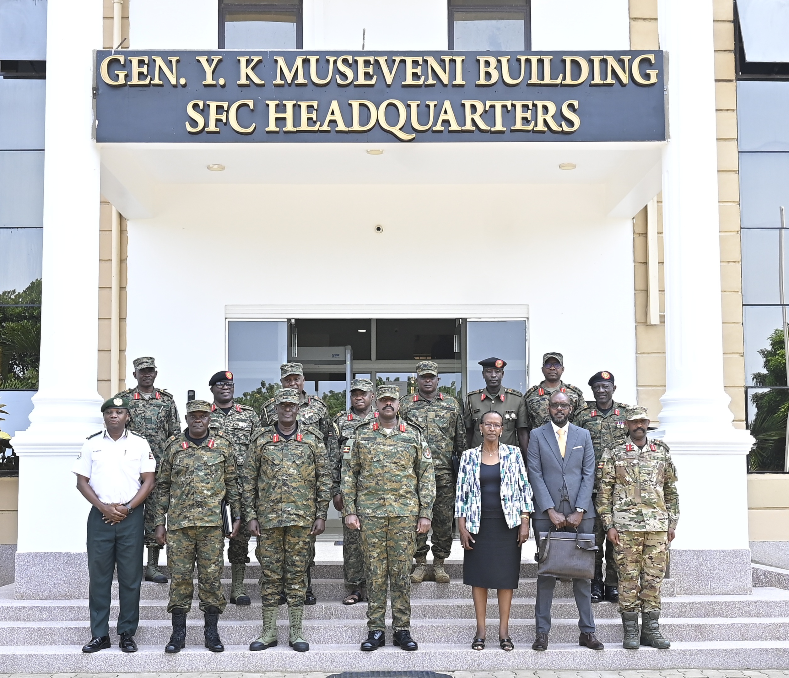 The Chief of Defence Forces, Gen Muhoozi Kainerugaba, chaired the inaugural meeting of the steering committee for the General Aronda Nyakairima Memorial Lecture at the SFC headquarters in Entebbe.