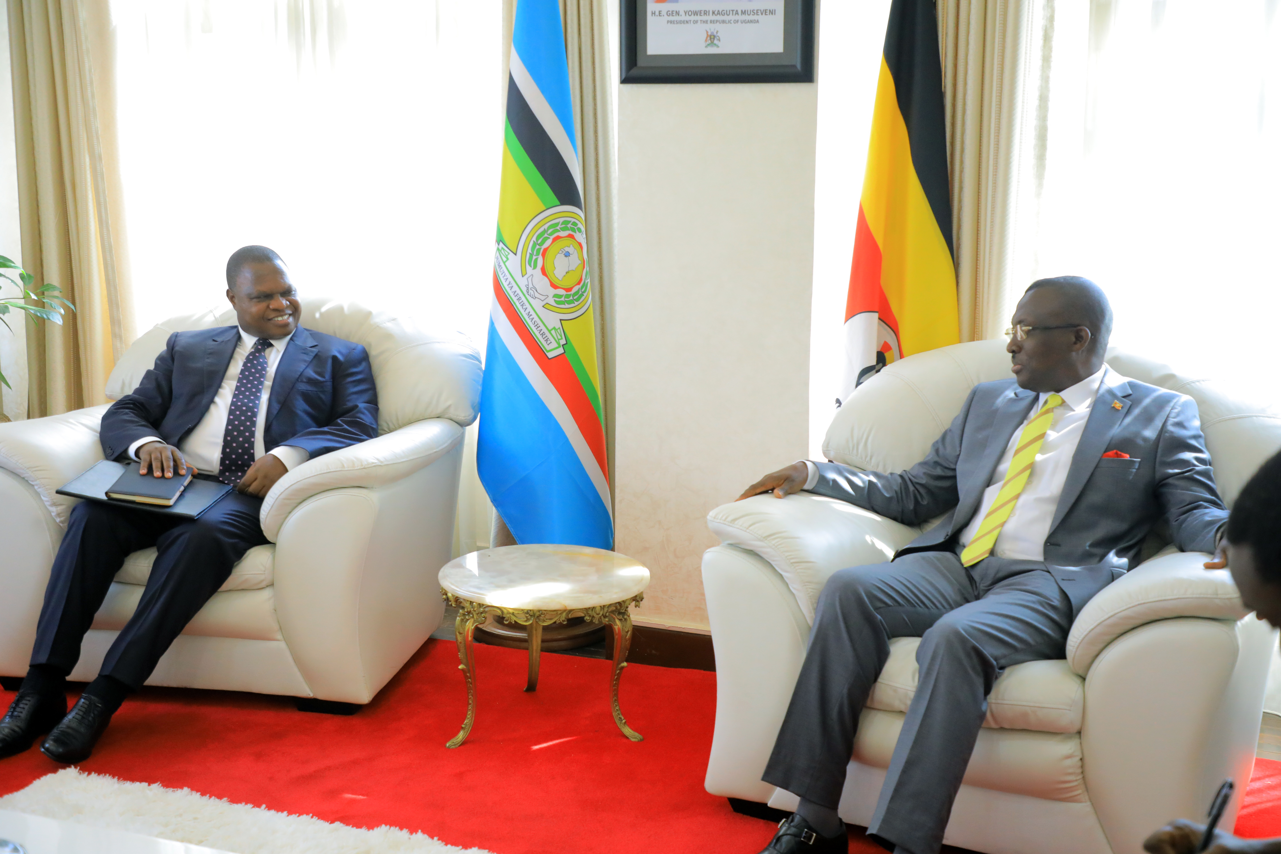 Joash Arthur Maangi, the High Commissioner-designate of Kenya to Uganda, has presented copies of his Letters of Credence to John Mulimba, Uganda’s Minister of State for Foreign Affairs in charge of Regional Affairs. 