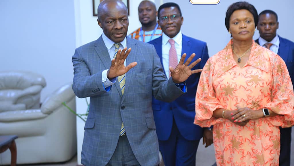 Kabaka and his wife, Nnaabagereka Sylvia Nagginda