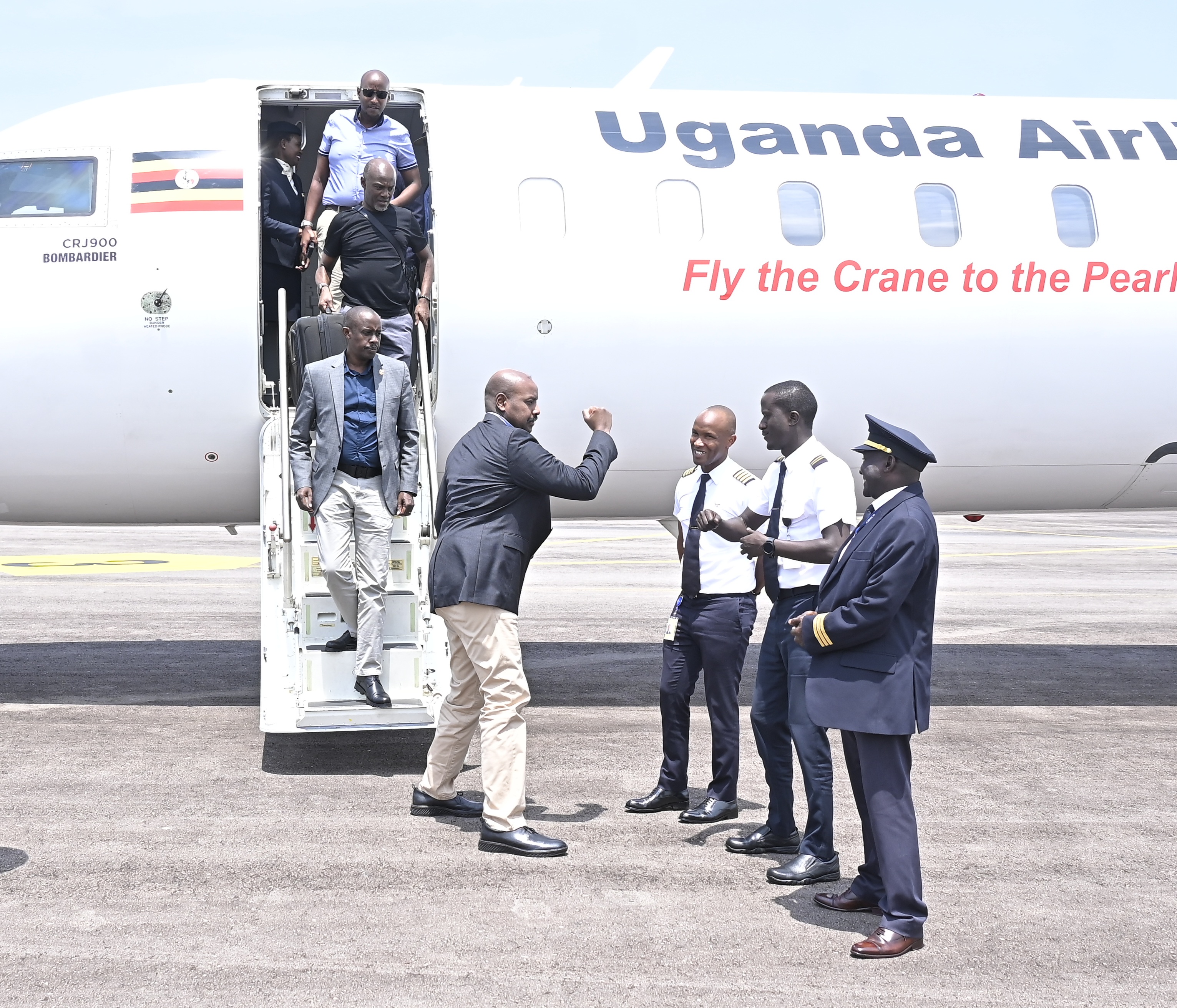 Gen Kainerugaba Returns from Kigali After Meeting President Kagame