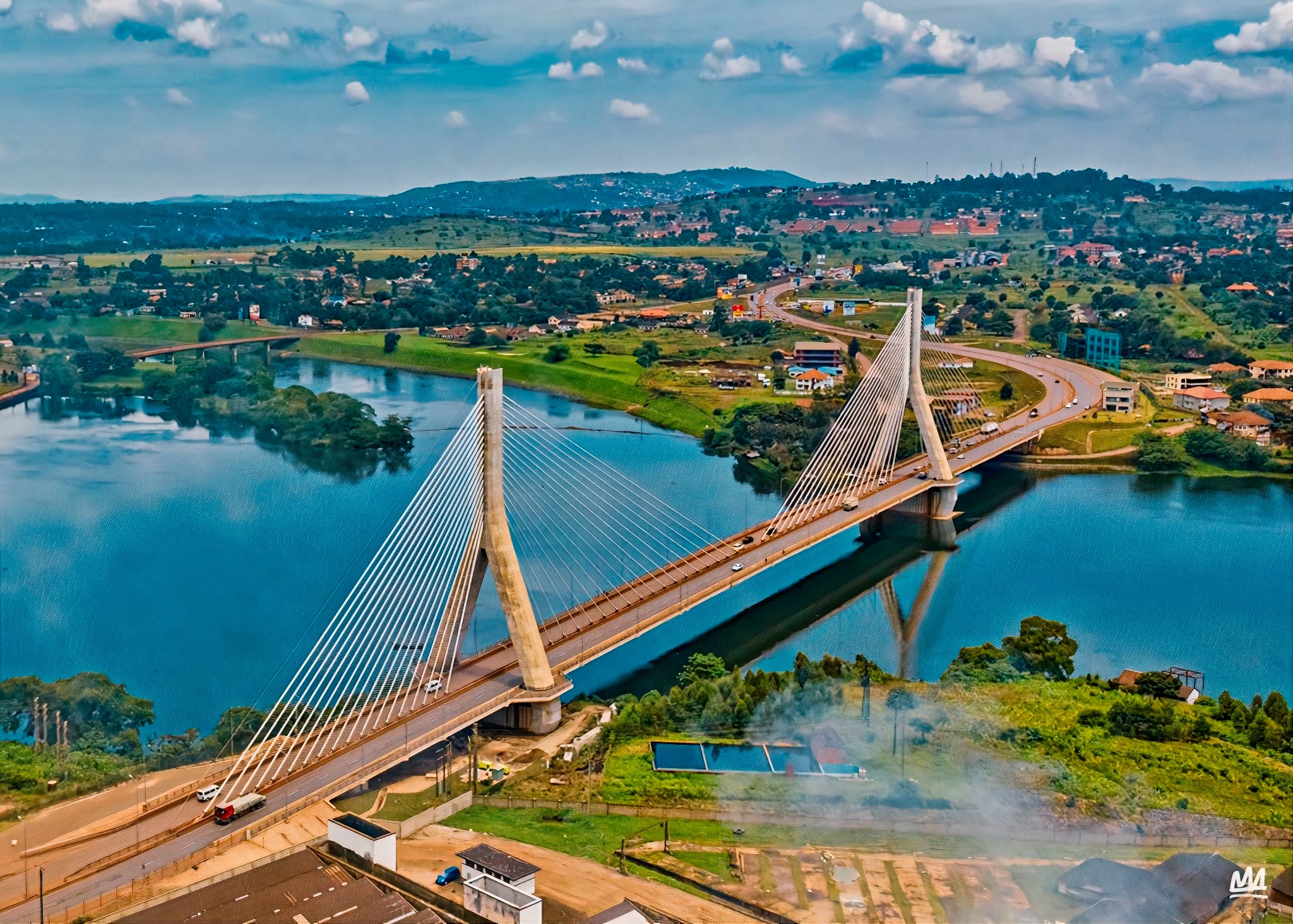 A new bridge over the River Nile was inaugurated by President Yoweri Kaguta Museveni in 2018