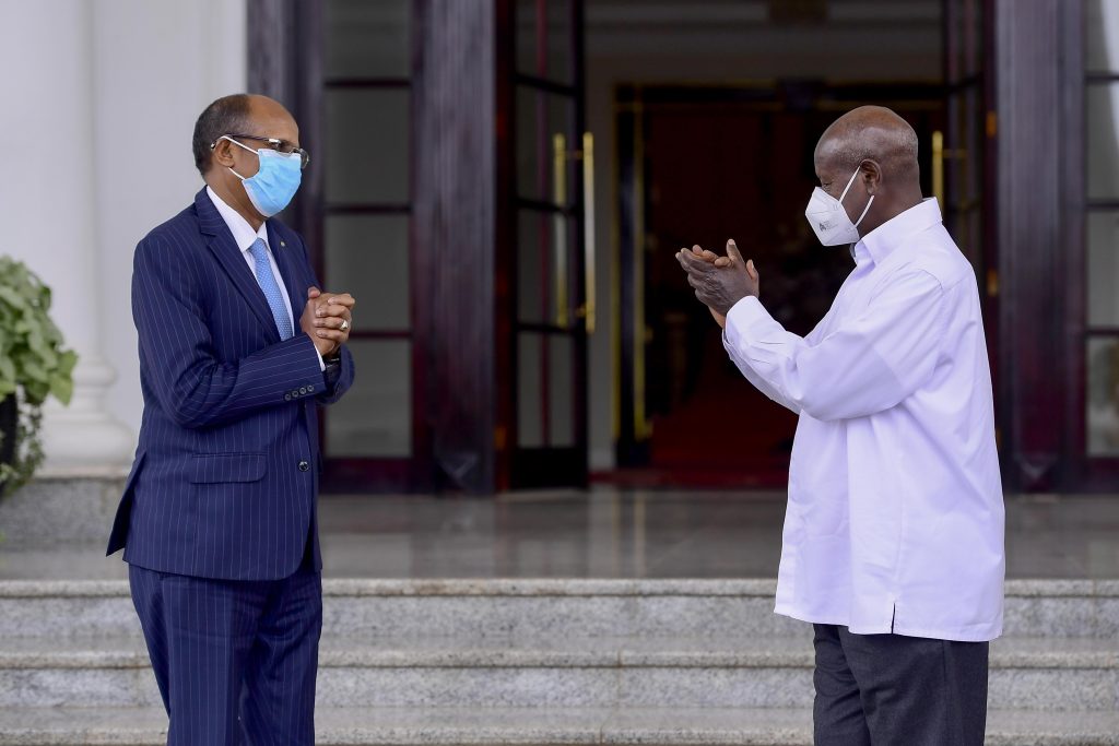 President Museveni was appreciated for championing peace, security and development of infrastructure as well as advocating for the prosperity of the people in the region.