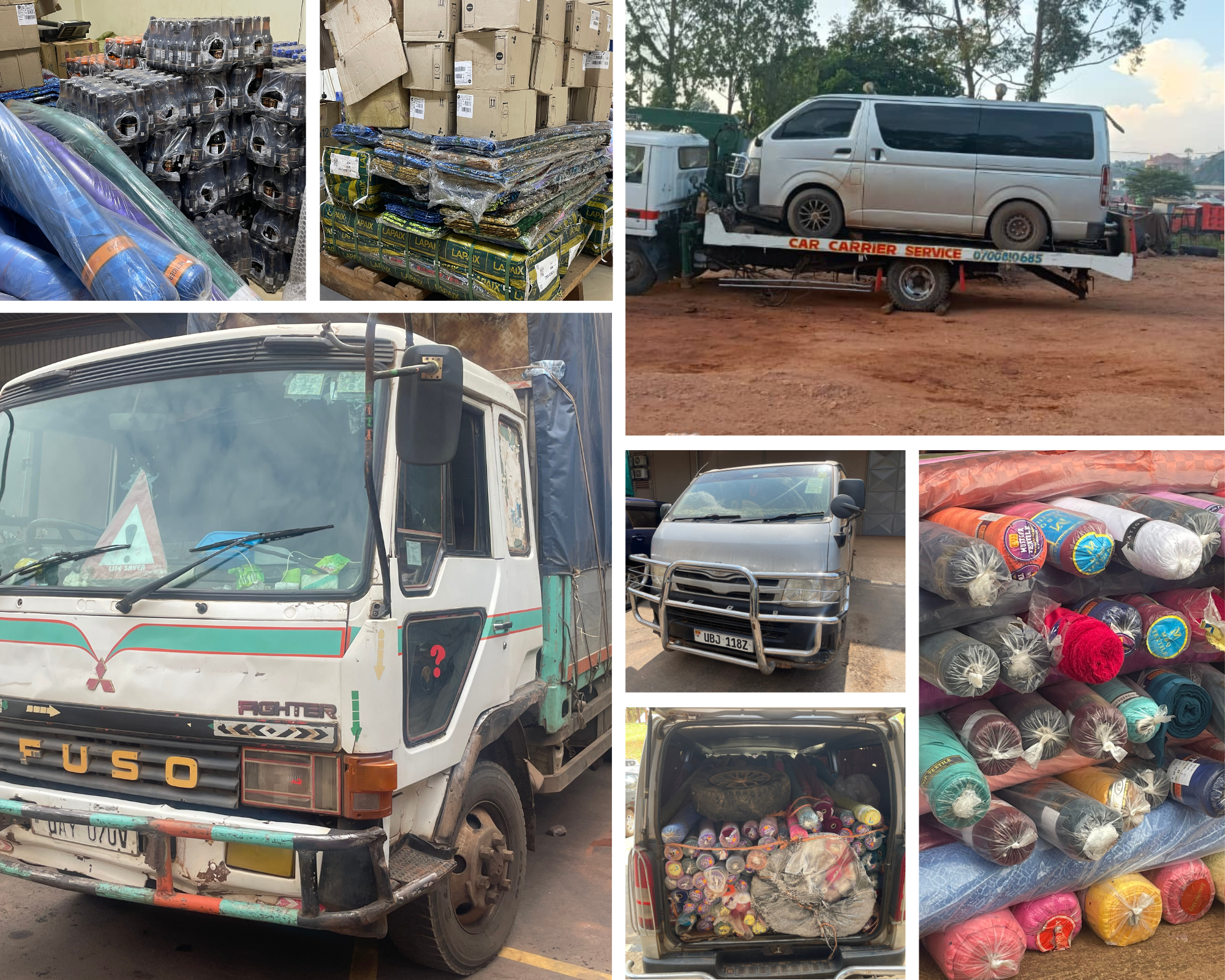 The four-day covert operation in Kampala's central business district resulted in a substantial seizure of contraband, dealing a significant blow to the smugglers' illicit activities.