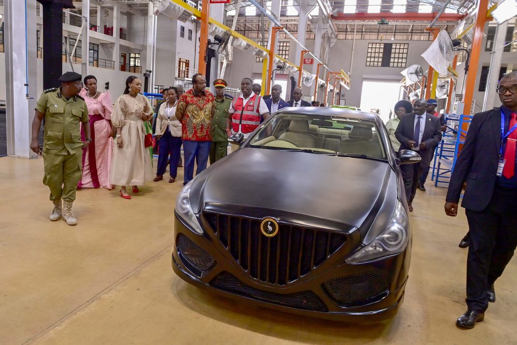 The King was given a guided tour of East Africa's first state-of-the-art manufacturing plant for electric vehicles