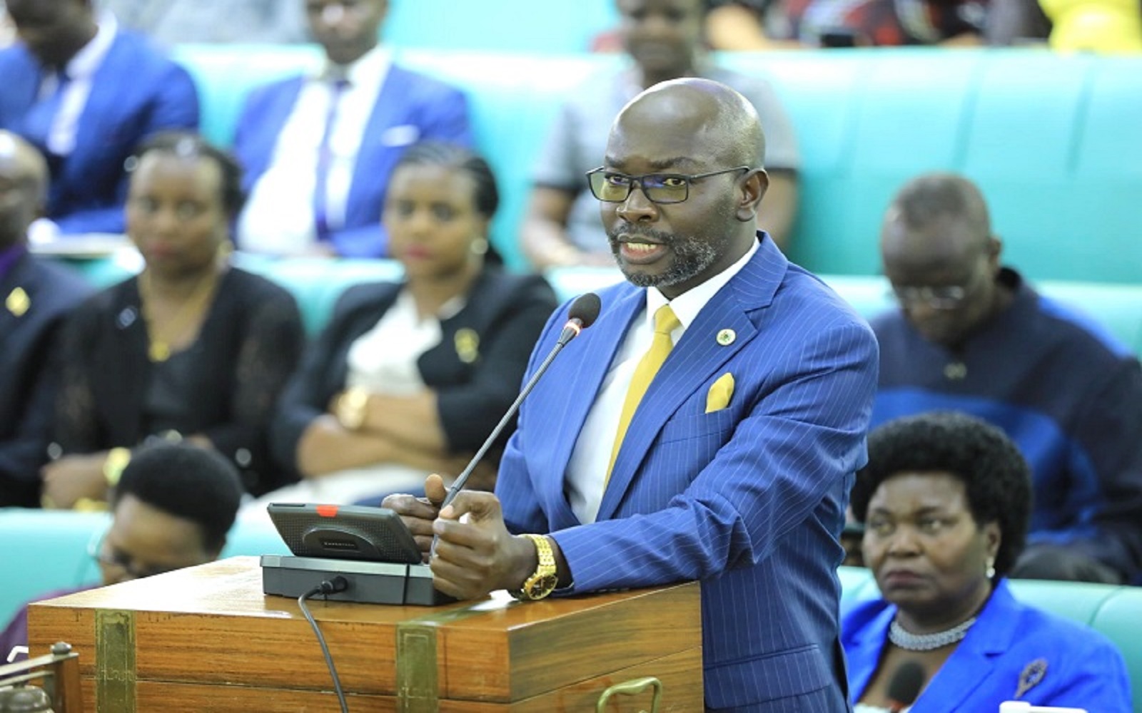 The Government Chief Whip, Hon. Denis Hamson Obua