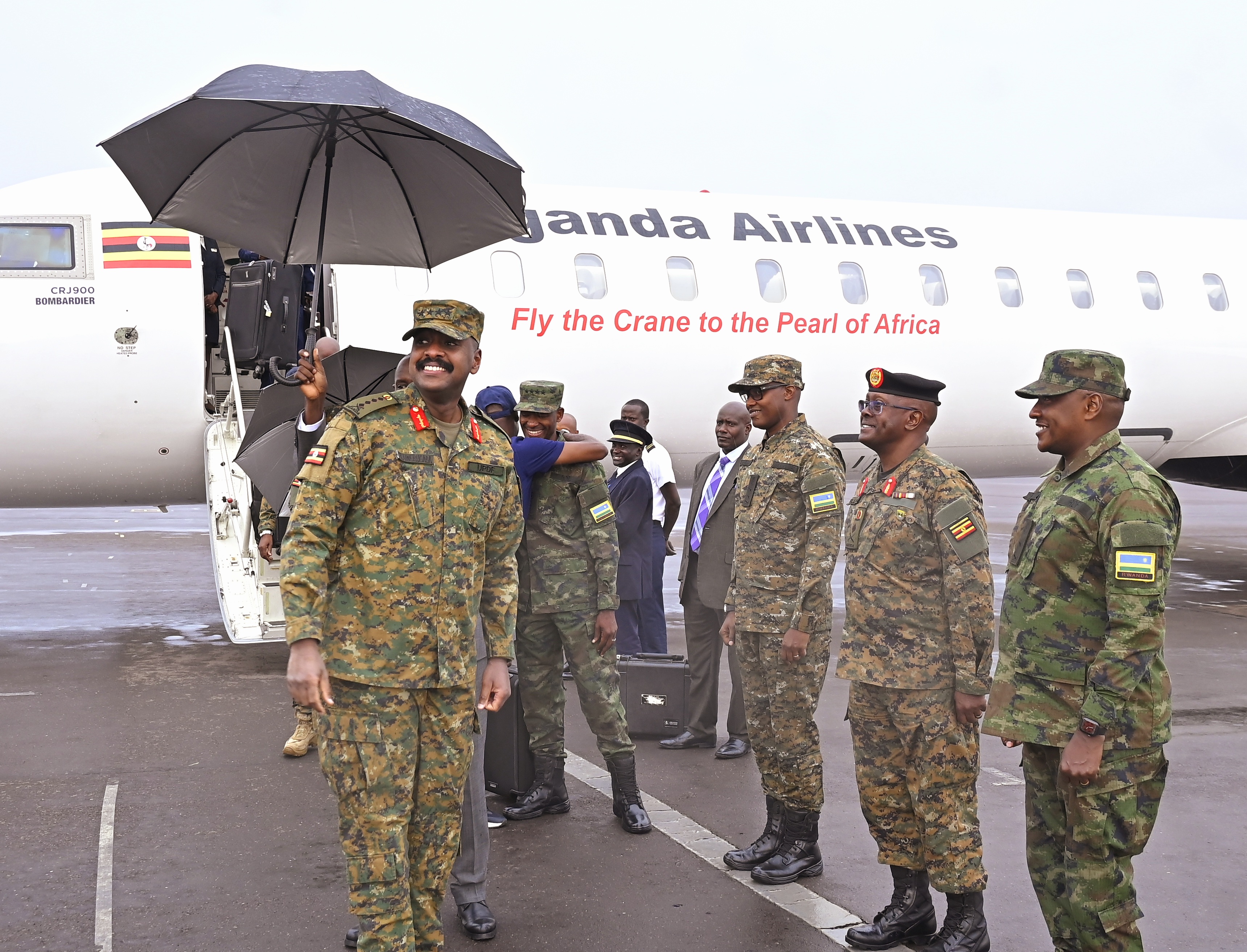 Gen Muhoozi Kainerugaba in Rwanda