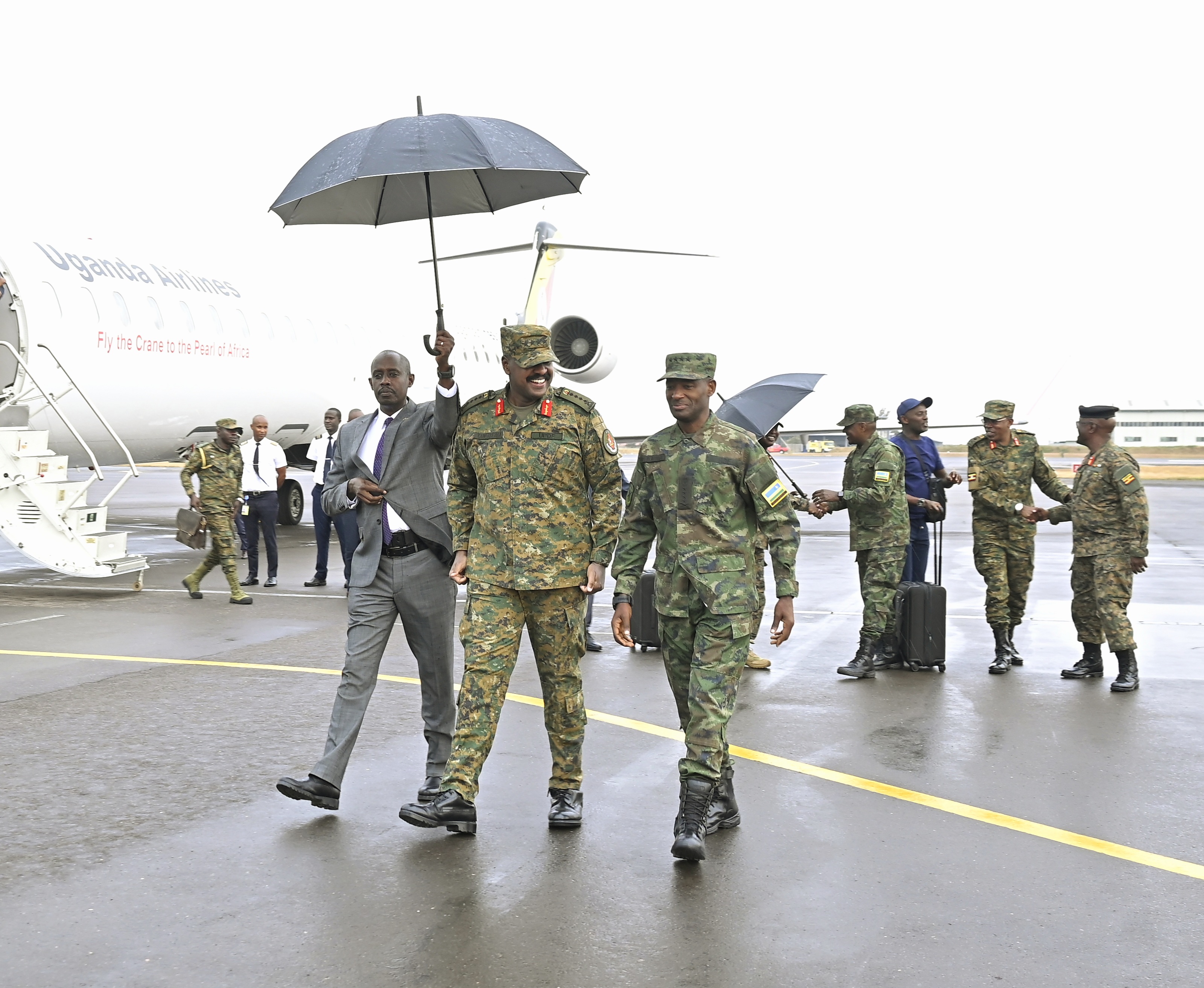 Gen Muhoozi Kainerugaba in Rwanda