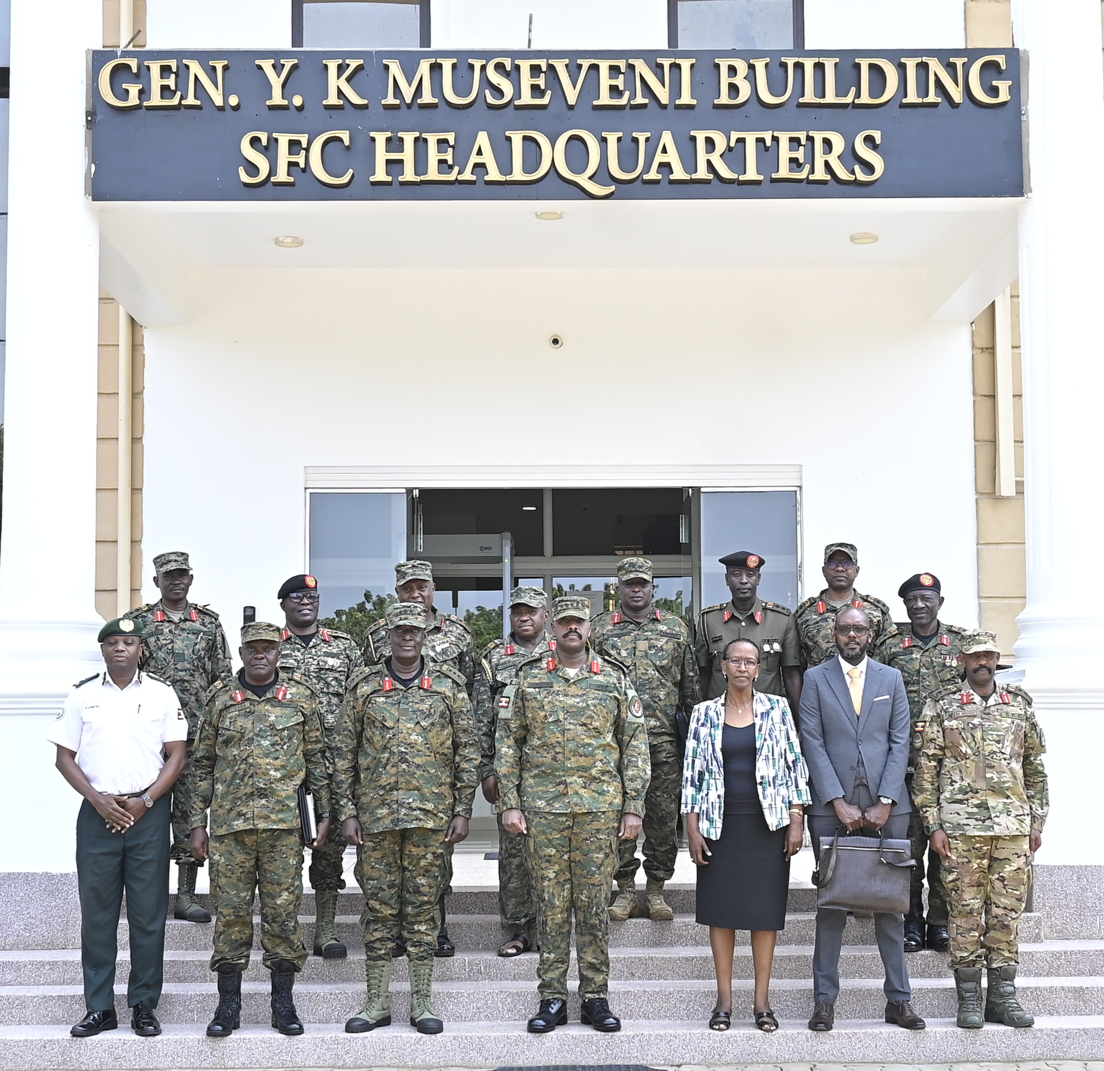 The Chief of Defence Forces, Gen Muhoozi Kainerugaba, chaired the inaugural meeting of the steering committee for the General Aronda Nyakairima Memorial Lecture at the SFC headquarters in Entebbe.