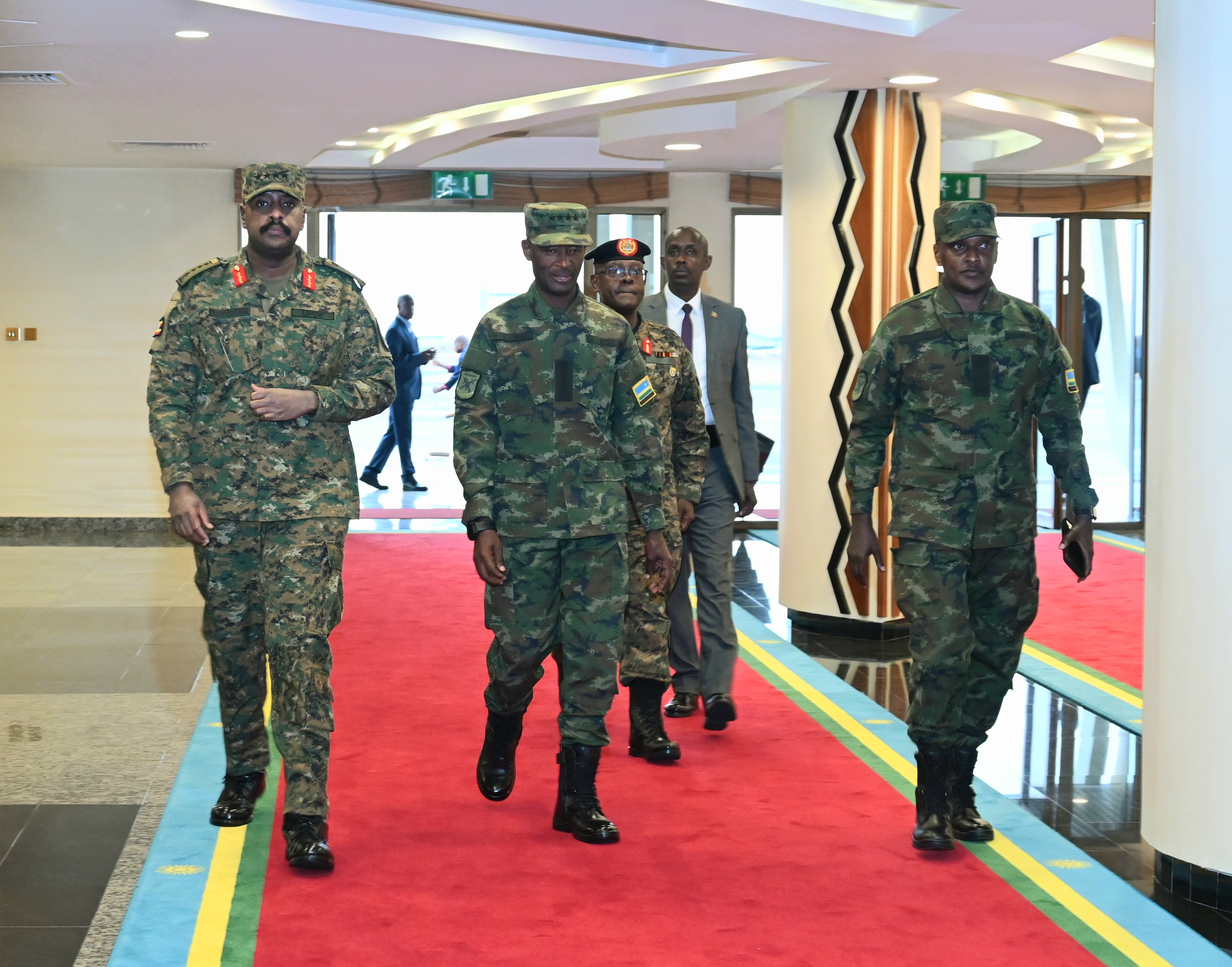 Gen Kainerugaba Arrives in Kigali Ahead of Kagame's Swearing-In Ceremony