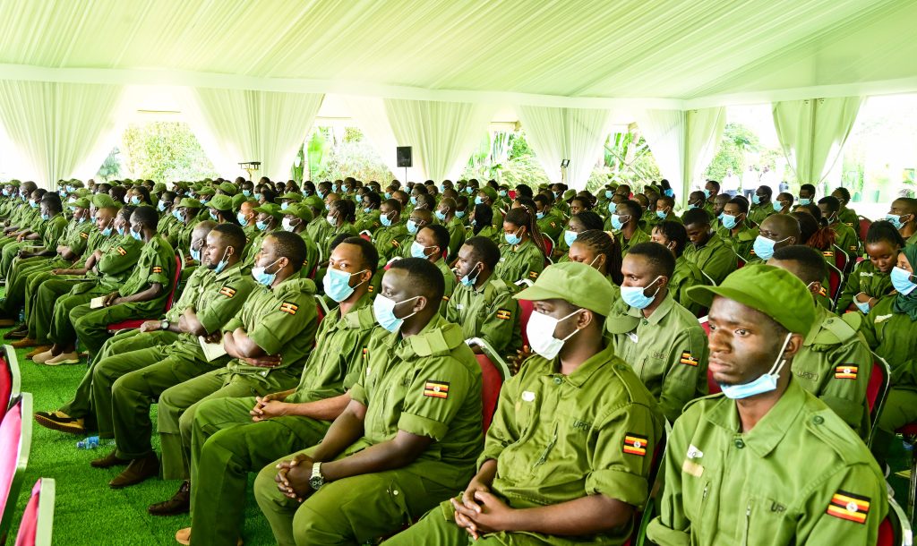 Medical Interns meeting president Museveni 