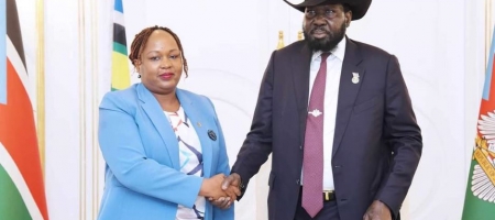 The East African Community (EAC) Secretary General, Veronica M. Nduva, held a crucial meeting with South Sudan’s President, Salva Kiir Mayardit, at State House in Juba