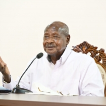Museveni presiding over the Budget Speech 