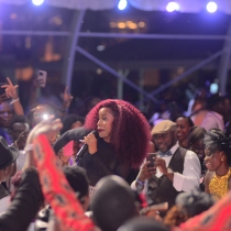 While guests anticipated Bebe Cool to grace the stage, they were in for a delightful surprise when Queen Karma herself, Sheebah Karungi, took the stage with her chart-topping hits.