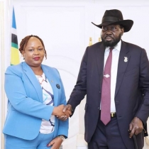 The East African Community (EAC) Secretary General, Veronica M. Nduva, held a crucial meeting with South Sudan’s President, Salva Kiir Mayardit, at State House in Juba