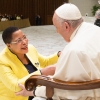 Speaker Among meets Pope Francis