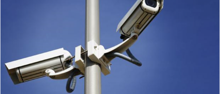 Surveillance cameras installed on major roads in the capital, Mogadishu. Courtesy photo