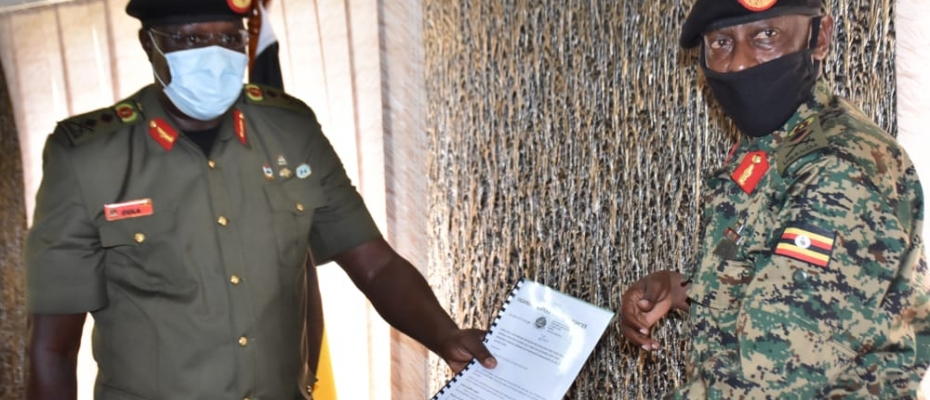 Brig. Gen. Emmanuel Rwashande takes overs from Gen. Olula