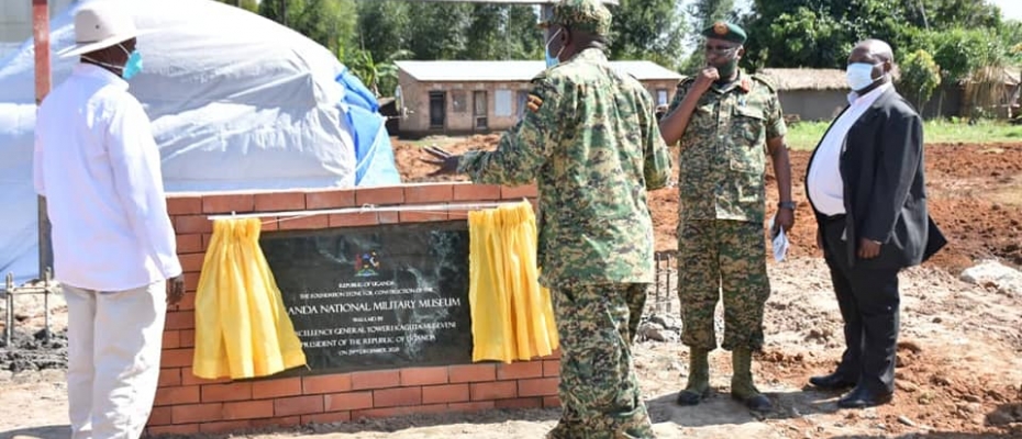 President Museveni laid the foundation stone