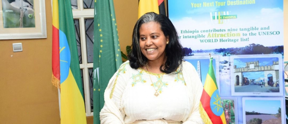 Ethiopian Ambassador to Uganda Alemtsehay Meseret