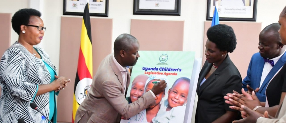 Deputy Speaker Thomas Tayebwa launches the legislative agenda for children