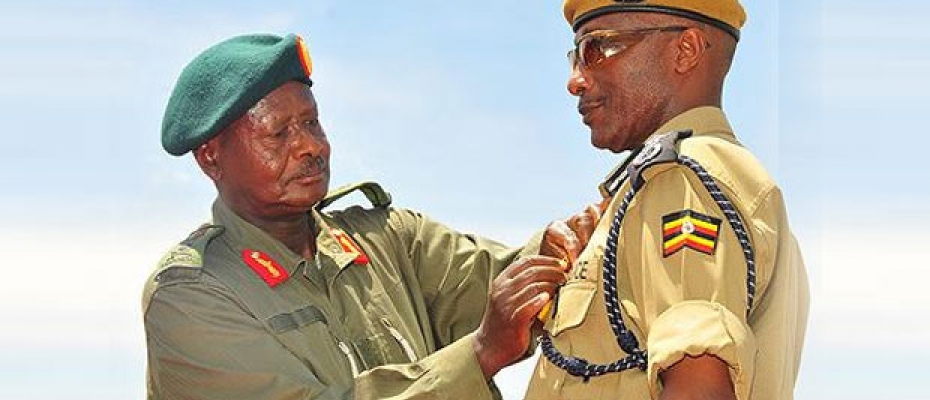 President Museveni and Kale Kayihura