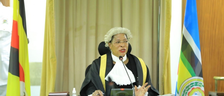 Speaker Anita Among chairing Wednesday plenary sitting