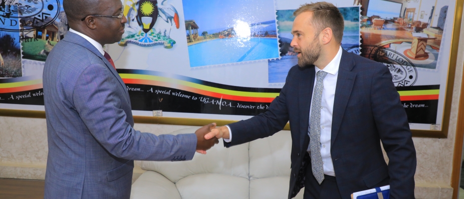 Minister of State for Foreign Affairs John Mulimba hosted a diplomatic engagement with Joe Dashley