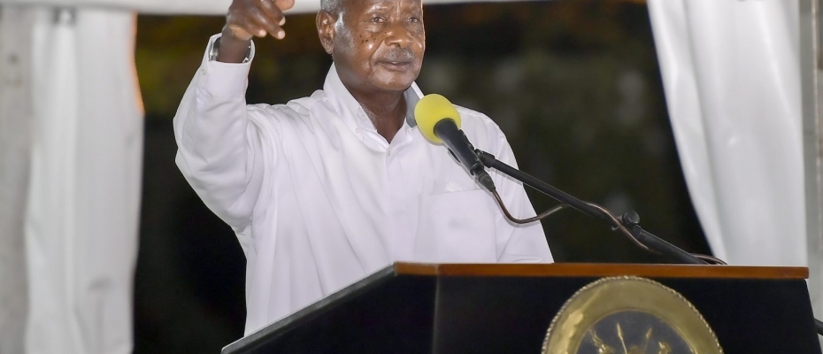 President Yoweri Museveni on Wednesday, March 27 hosted the Muslim community for an Iftar dinner