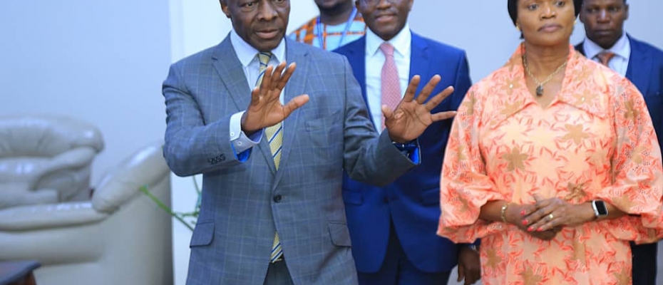 Kabaka and his wife, Nnaabagereka Sylvia Nagginda