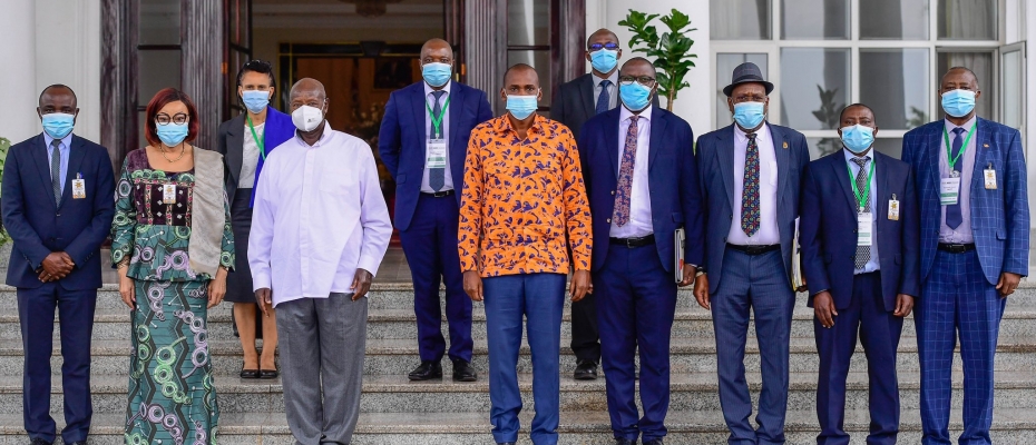 President Yoweri Museveni held discussions with the African Union Commissioner for Agriculture, Rural Development, Blue Economy, and Sustainable Environment, Ambassador Josefa Sacko