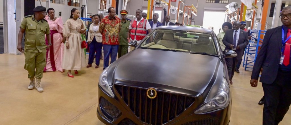 The King was given a guided tour of East Africa's first state-of-the-art manufacturing plant for electric vehicles