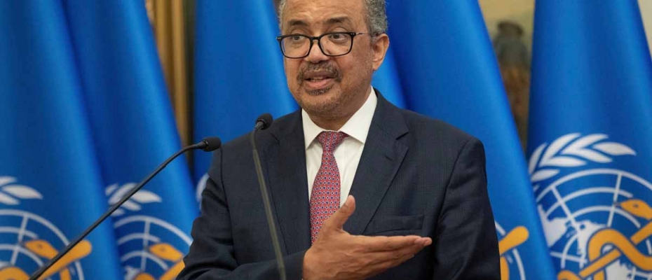 The World Health Organization (WHO) Director-General Dr. Tedros Adhanom Ghebreyesus