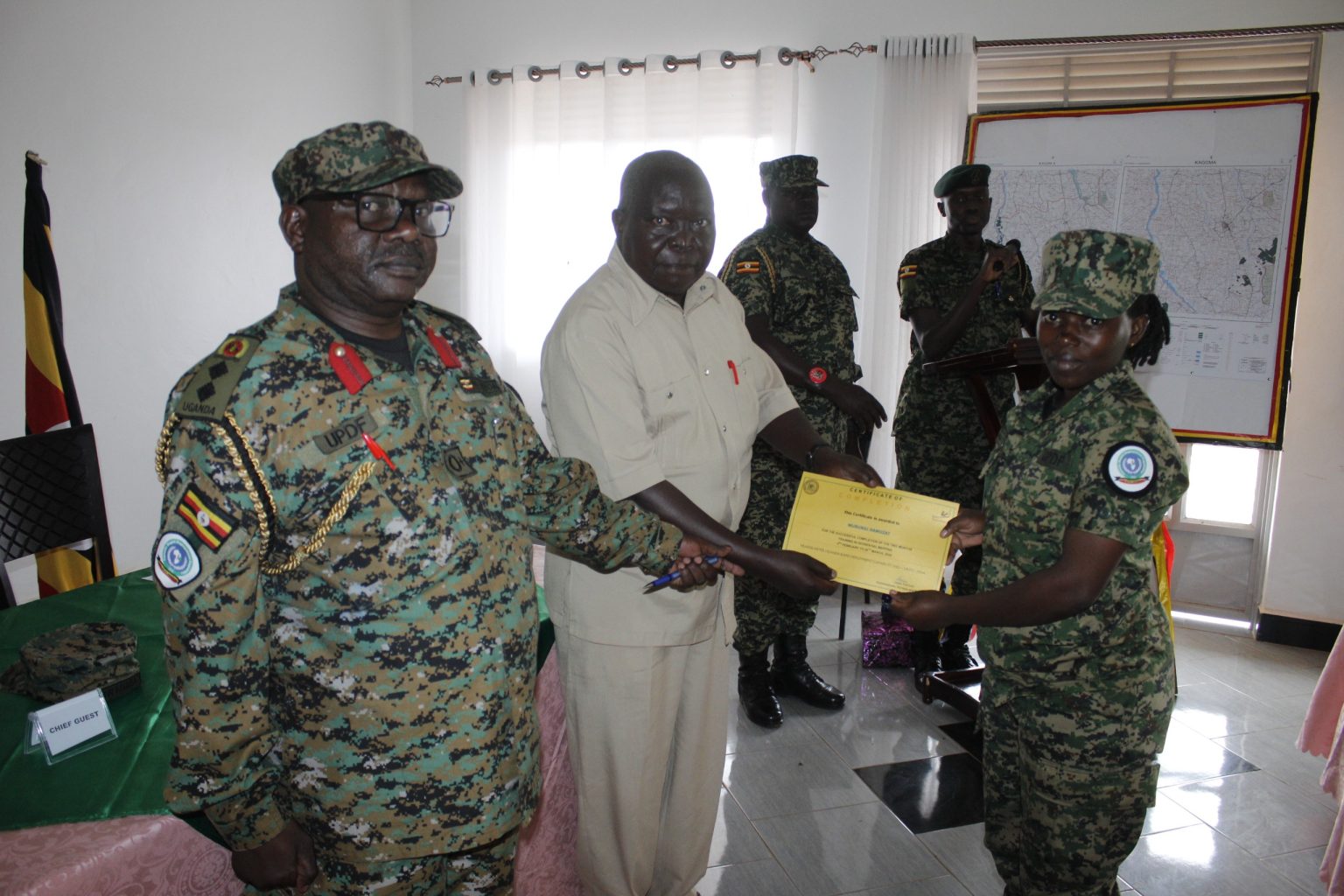 UPDF Soldiers Complete Geospatial Mapping Training