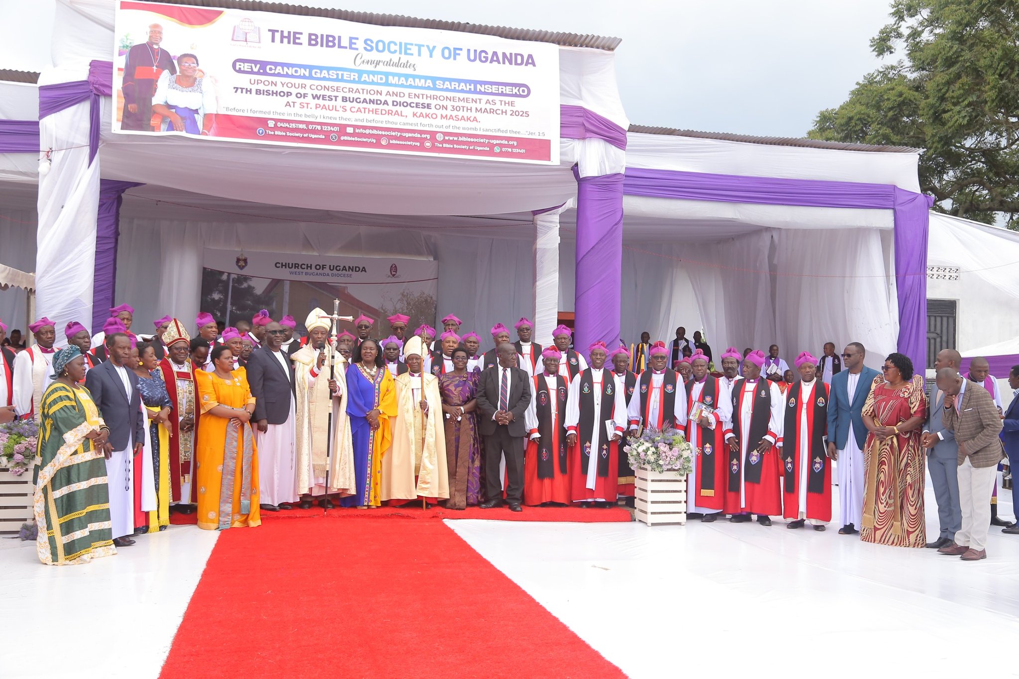 Nsereko Installed as West Buganda Diocese’s Seventh Bishop