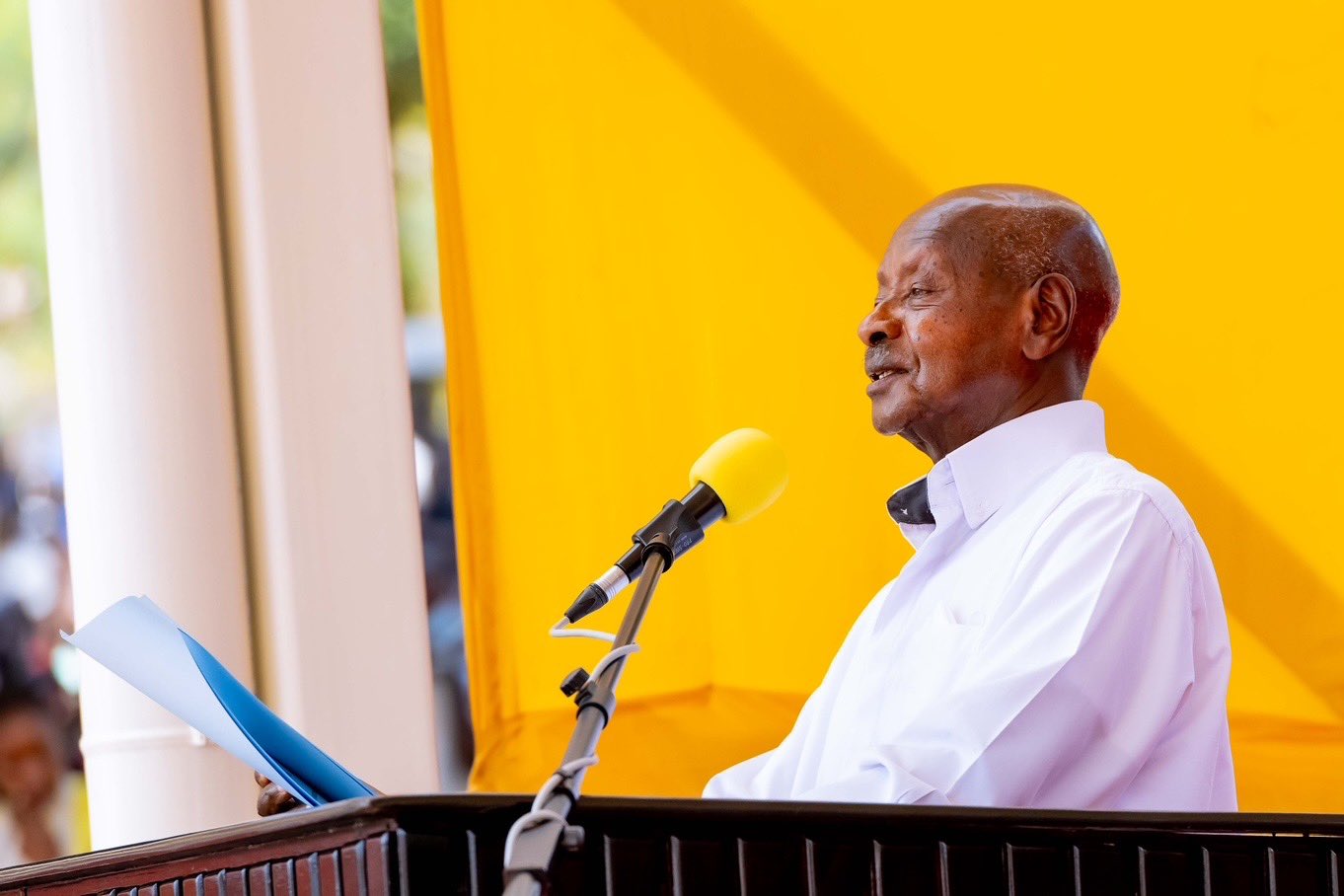 Museveni Urges Believers to Embrace Prosperity, Avoid Mixing Religion with Politics
