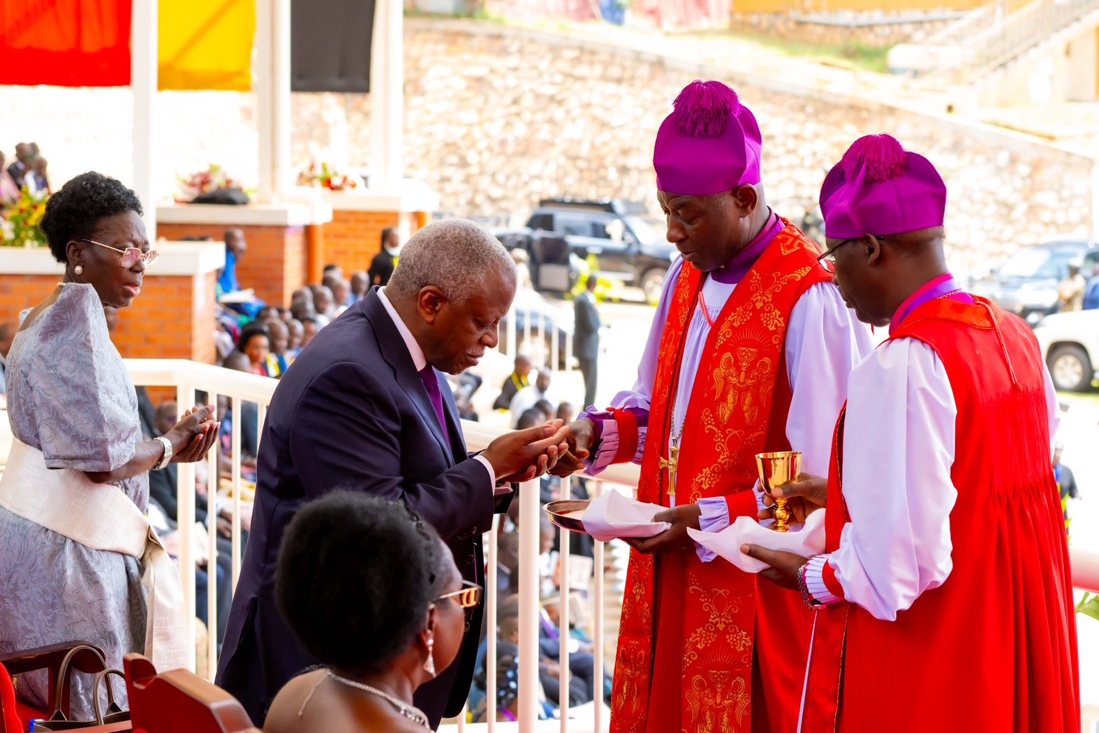 Museveni Urges Believers to Embrace Prosperity, Avoid Mixing Religion with Politics
