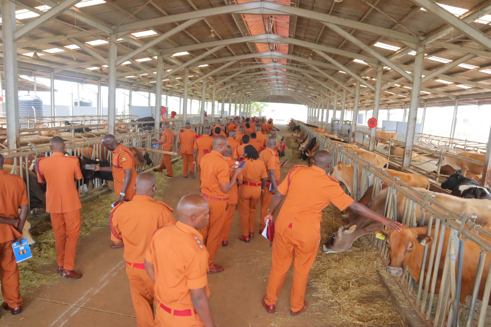 Prison Officers Tour Key Institutions to Enhance Service Delivery