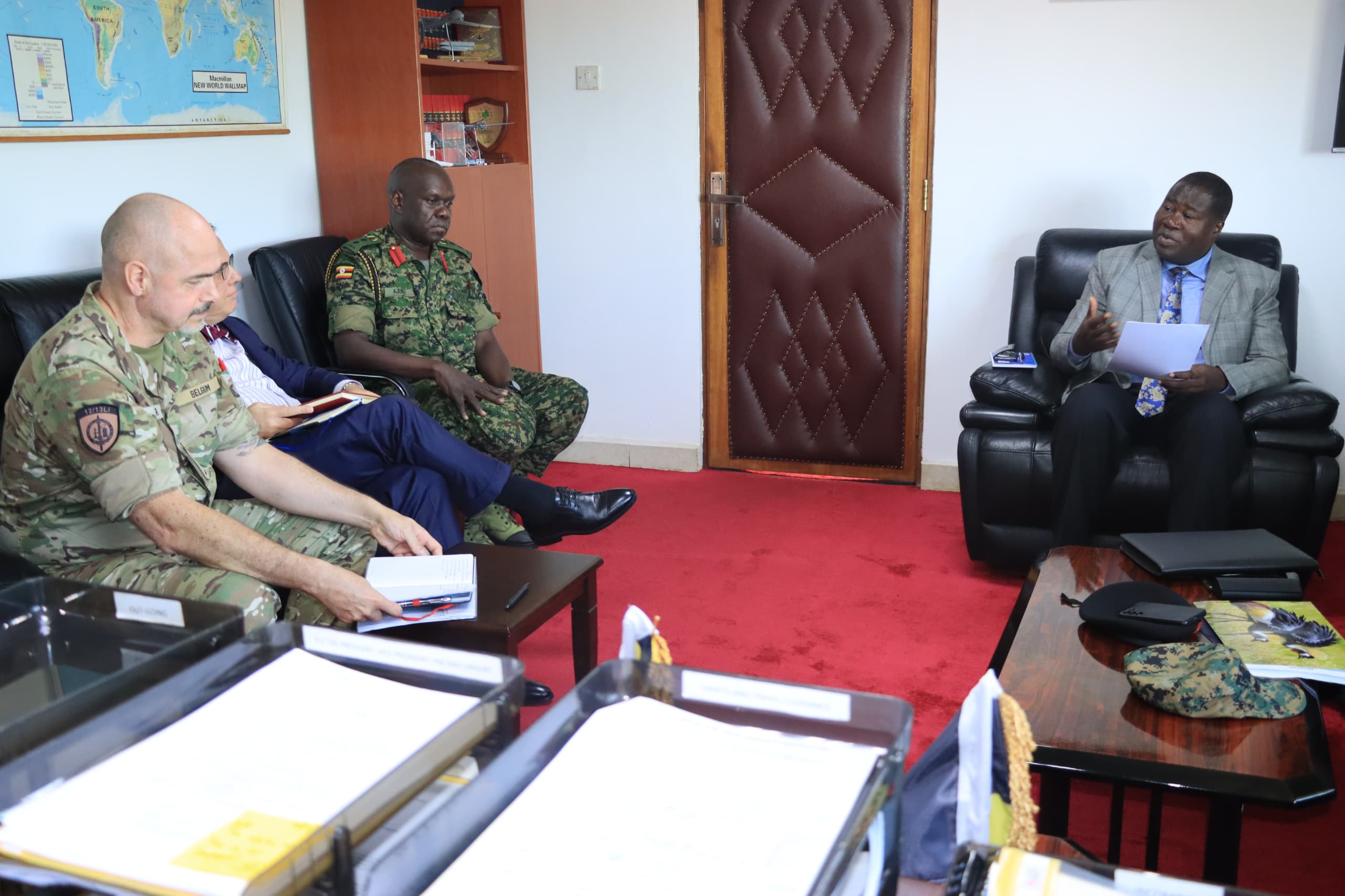 Uganda, Belgium Strengthen Defence Cooperation
