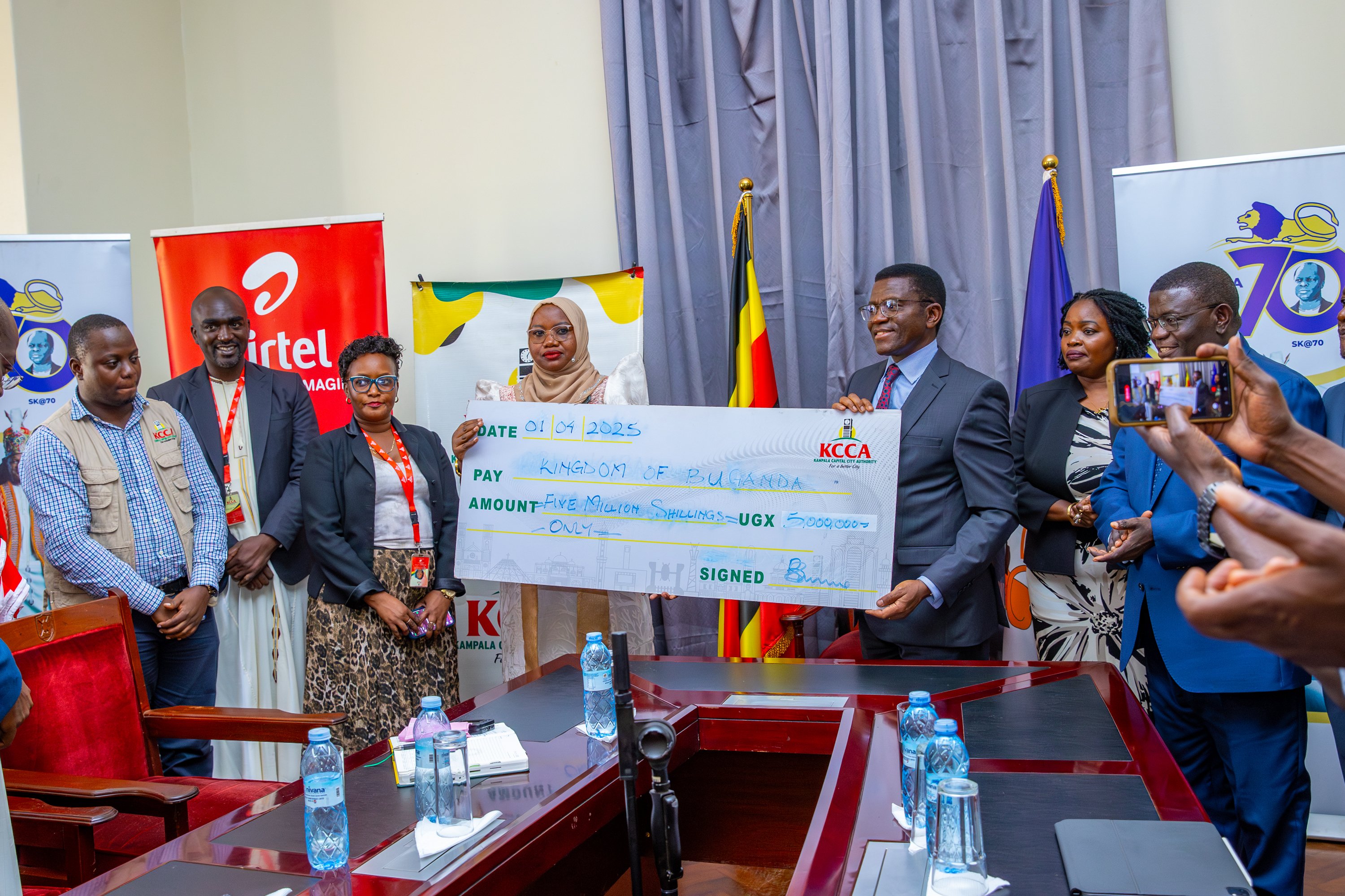 KCCA Pledges Support for Kabaka Birthday Run, Urges Better Waste Management