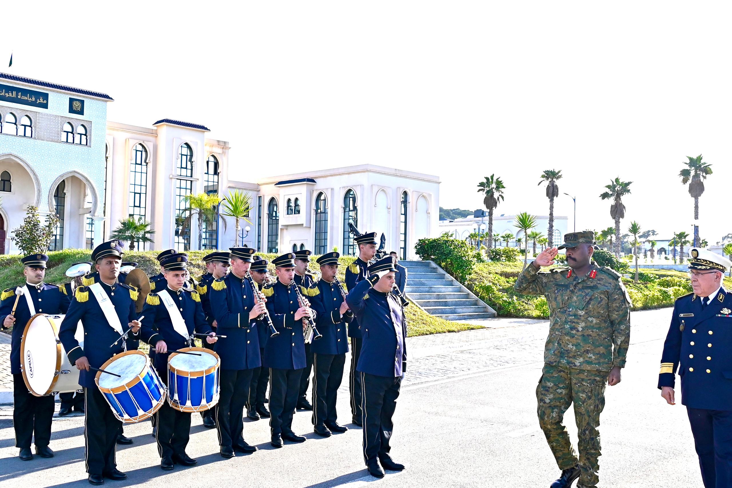 Gen Kainerugaba Visits Algeria’s Air, Navy Forces