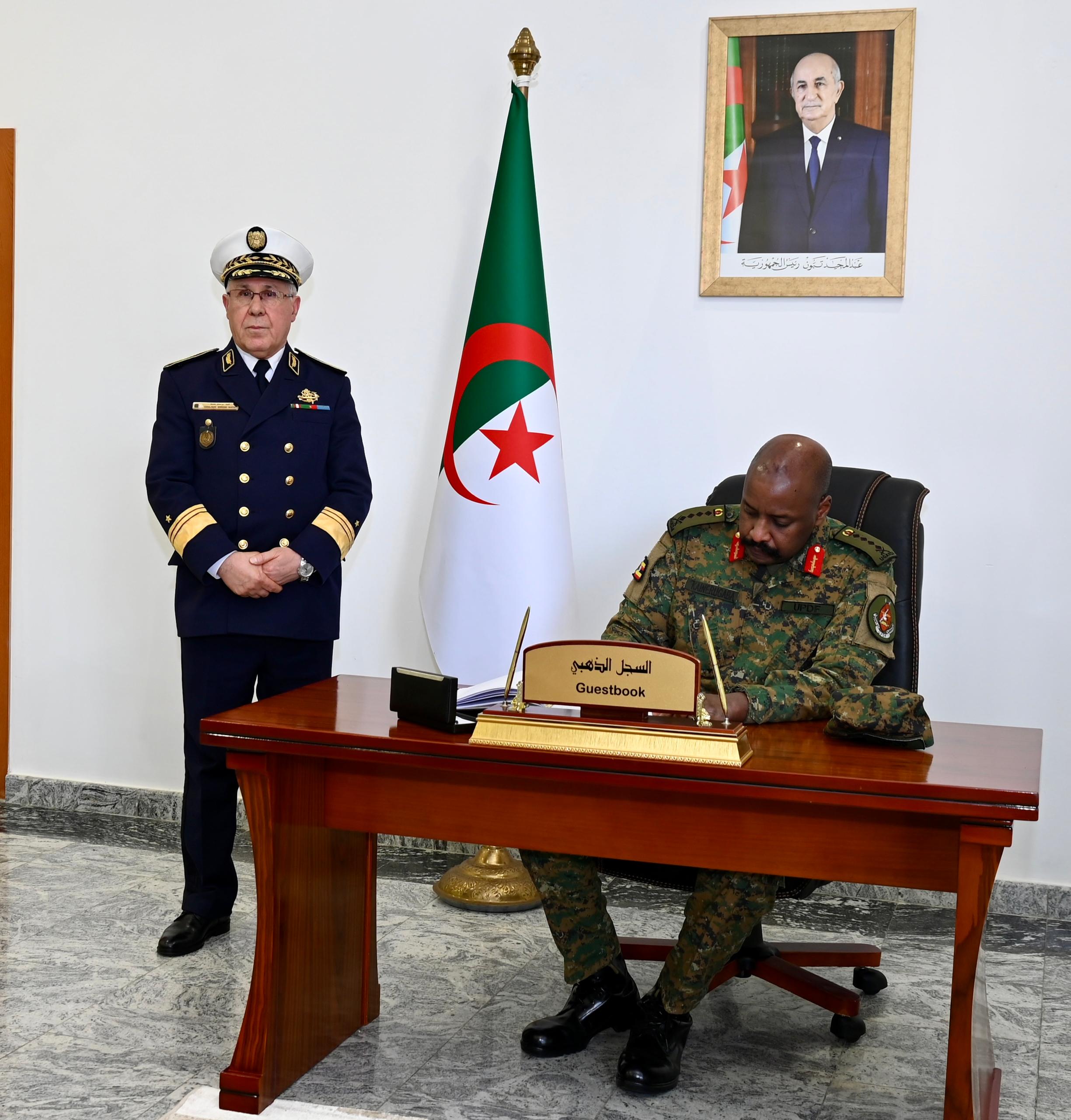 Gen Kainerugaba Visits Algeria’s Air, Navy Forces