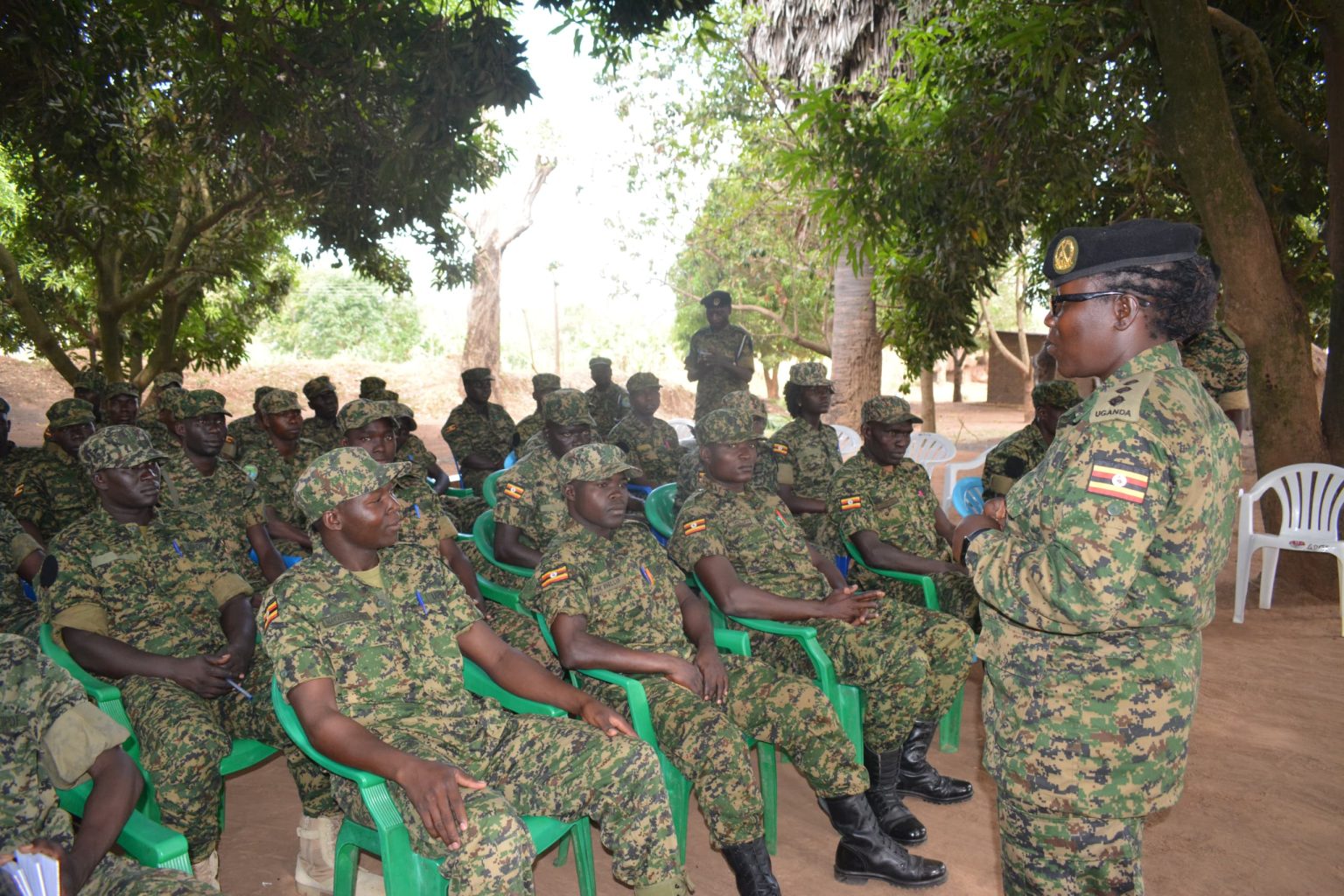 UPDF Officers Begin Signal Regiment Training in Gulu