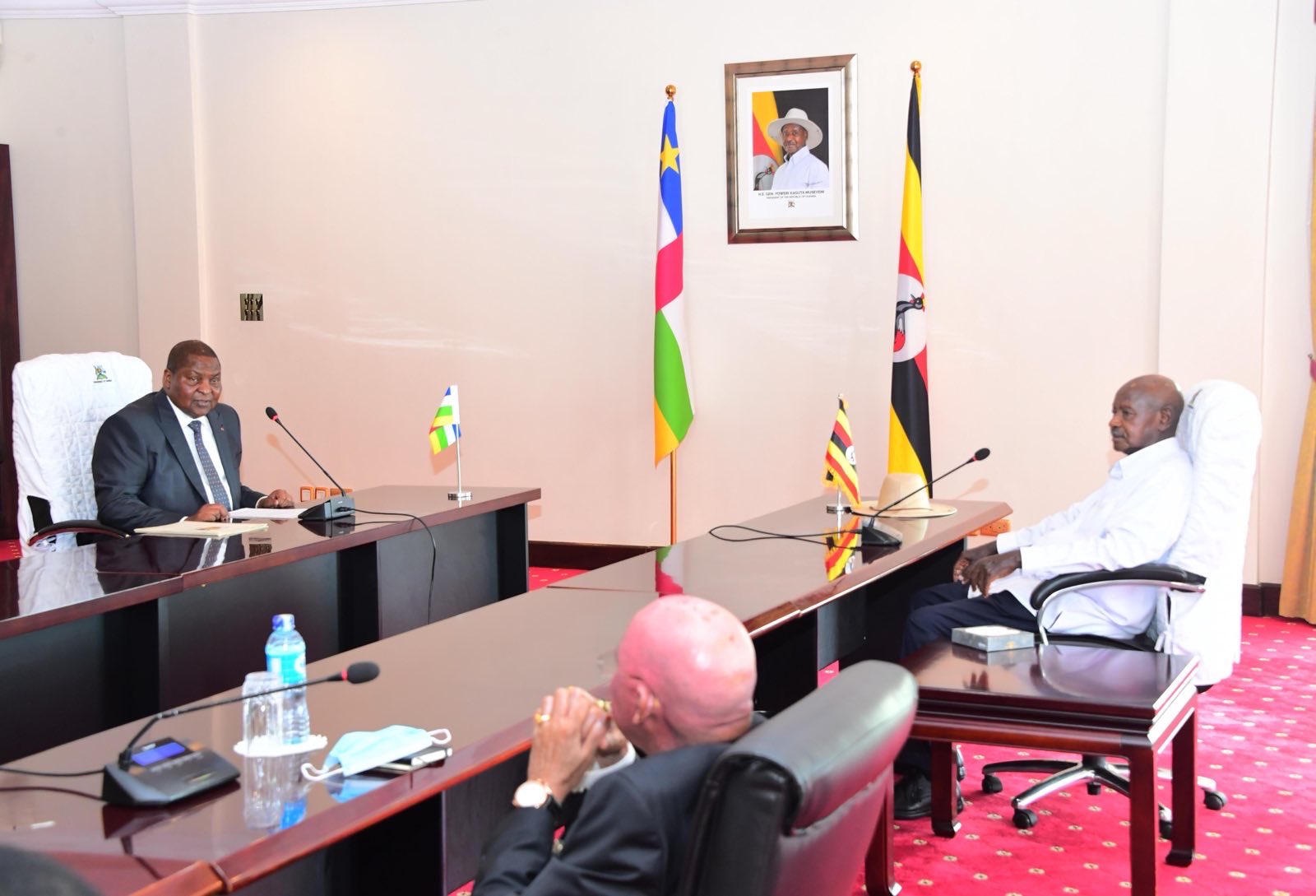 Central African Republic President in Uganda for a Three-Day Official Visit