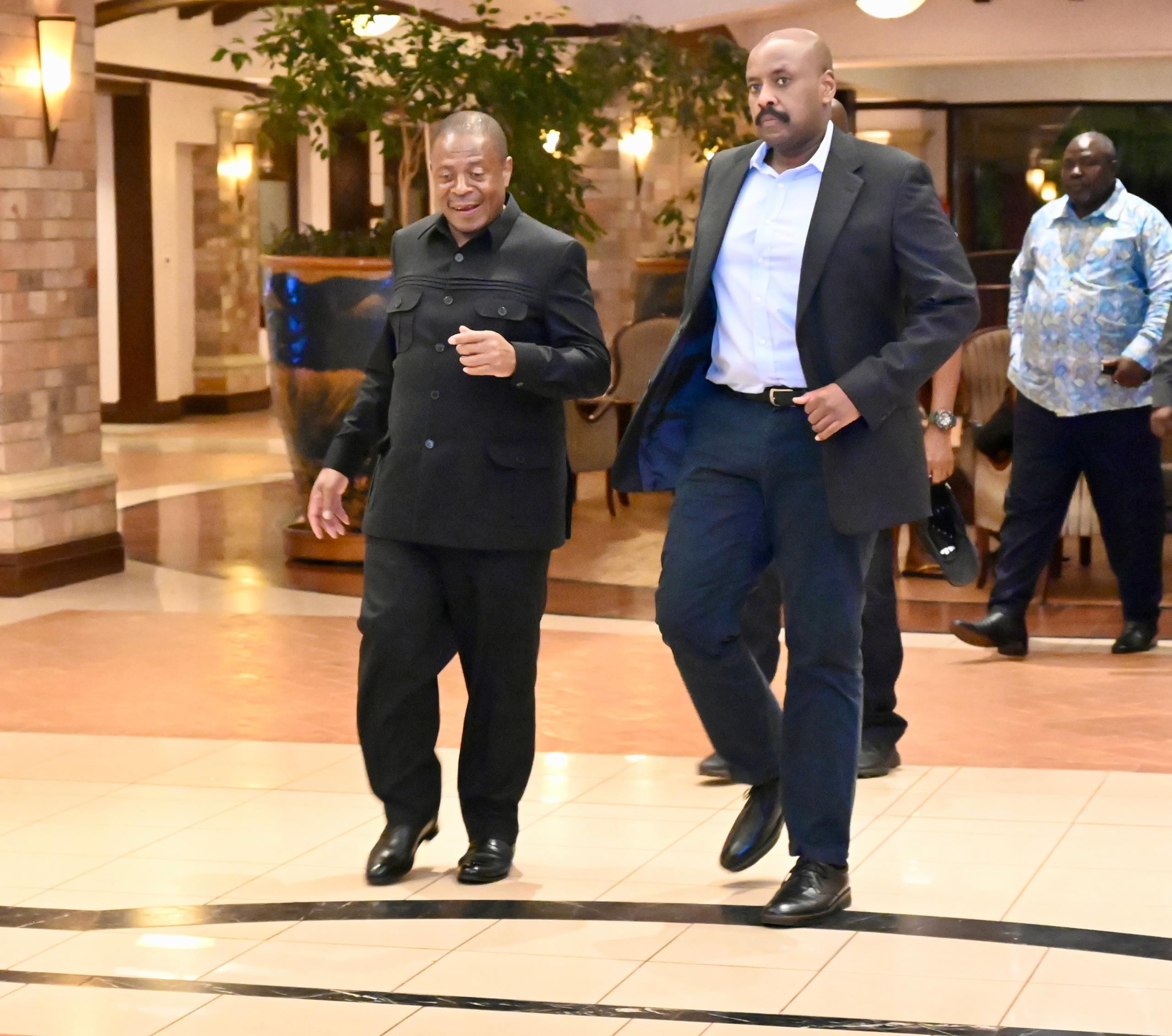 Gen Kainerugaba Hosts S.A Military Chief to Dinner, Reflects on Decade-Long Friendship