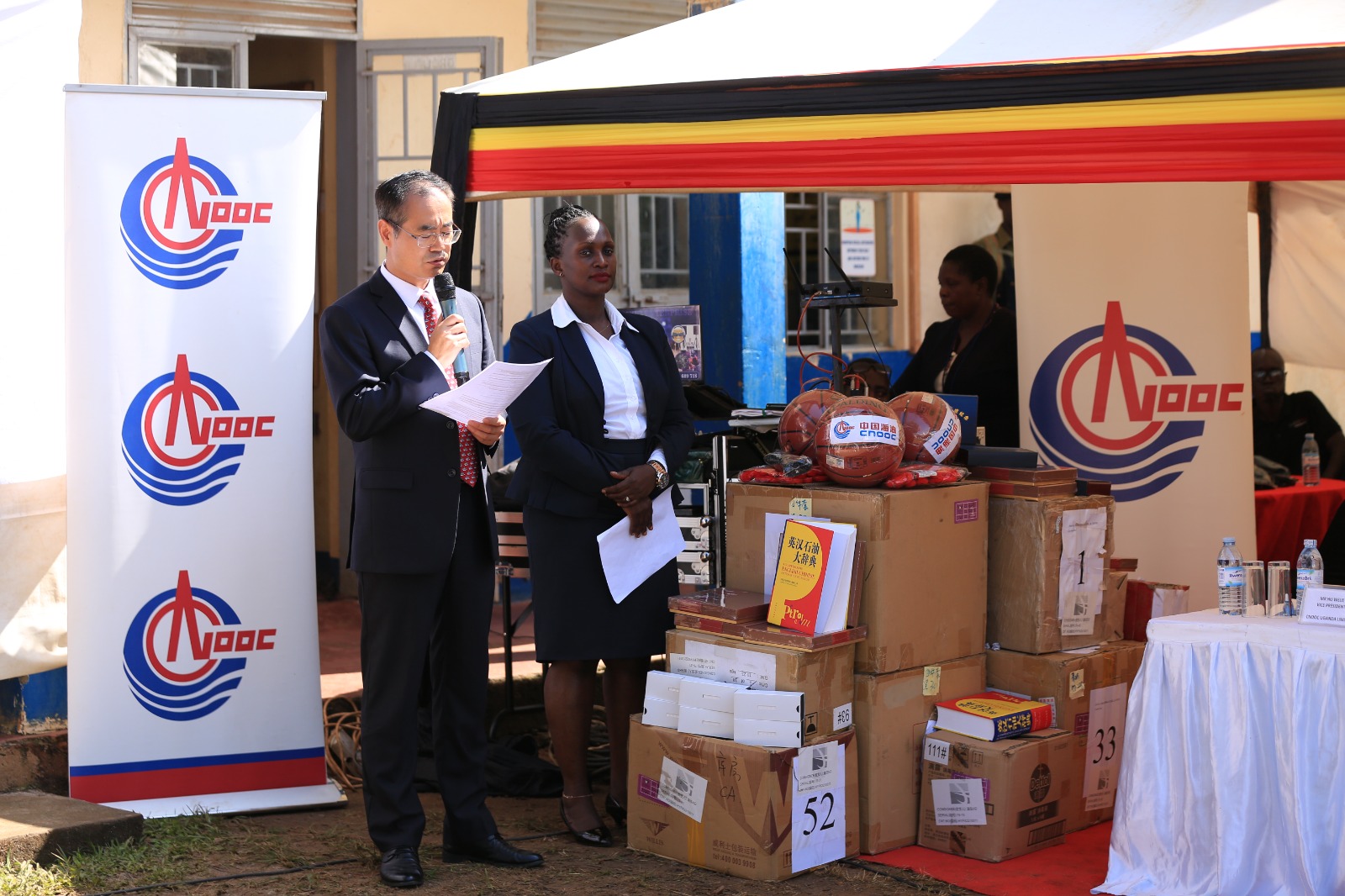 CNOOC, Kingfisher Contractors Donate to Entebbe Children Welfare School