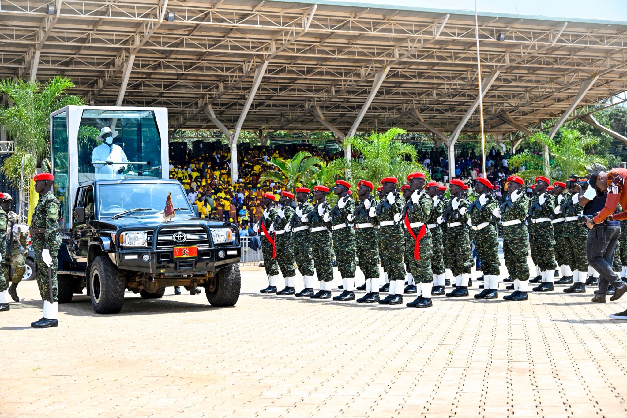 Museveni Hails Uganda’s Progress, Welcomes Col. Mande Back at 63rd Independence Day