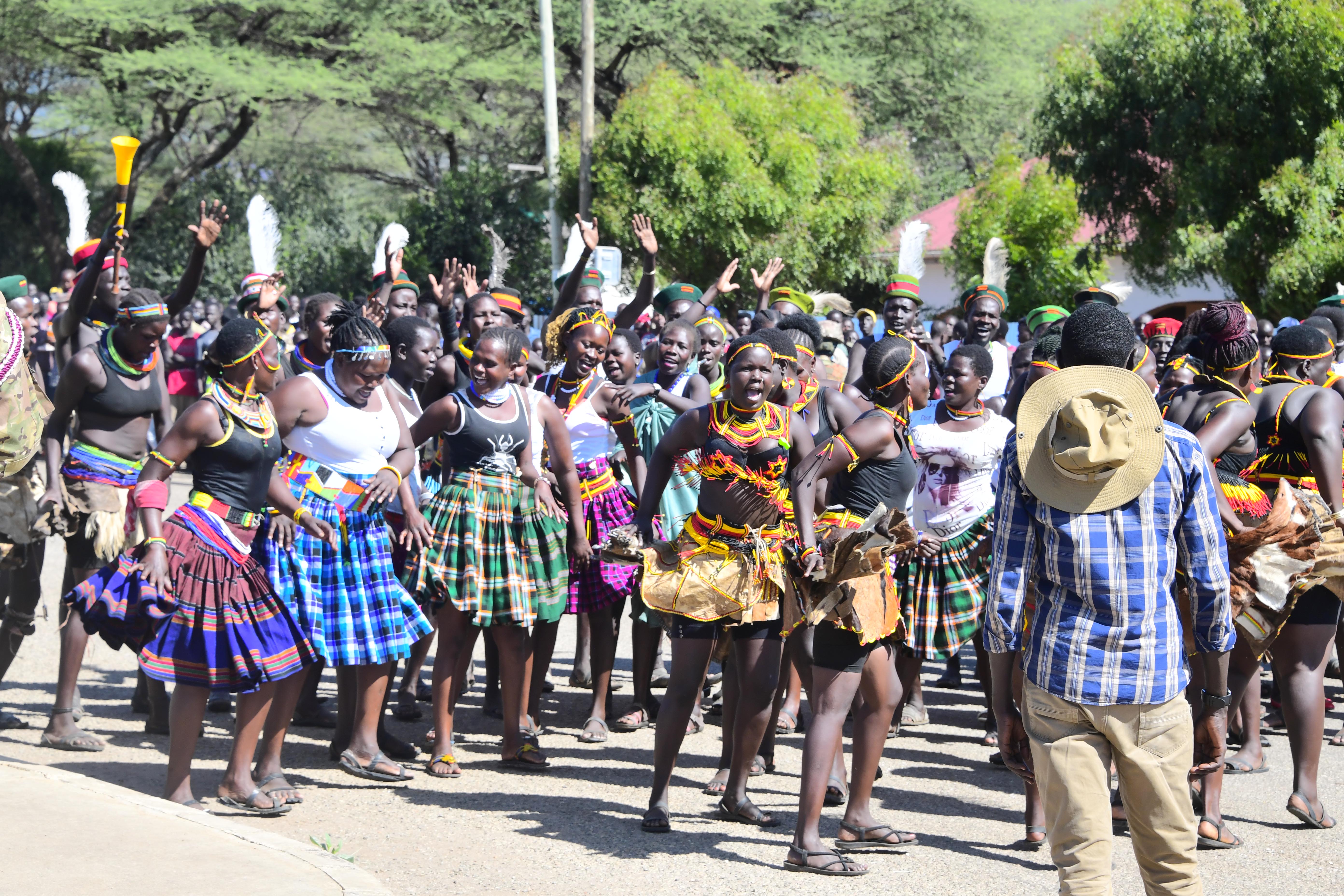 Karamoja Presidential Zonal Industrial Hub4 -Museveni addressing Karamojong