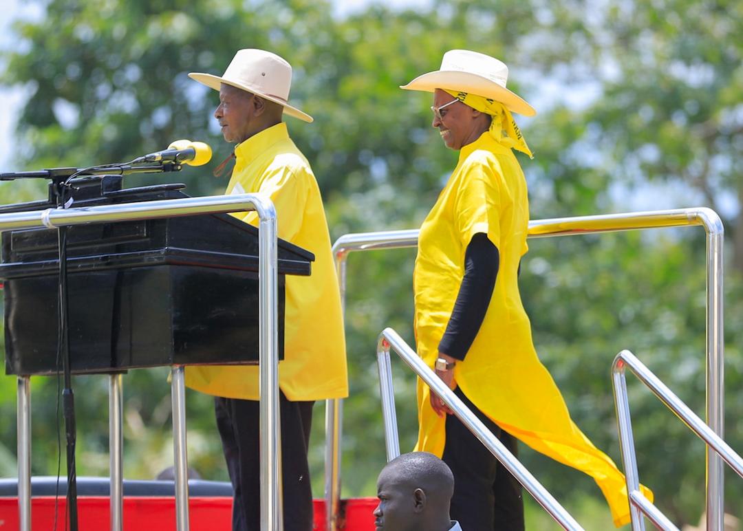 Maama Janet Museveni, Yoweri Museveni, Nebbi District, NRM campaigns, 2026 elections, Uganda politics, peace and stability, youth voters, West Nile, development in Uganda, education sector, infrastructure development, health services, national unity, anti-sectarianism, Pan-Africanism, patriotism, First Lady Uganda, government achievements, rural development, high-income status, NRM ideology, presidential campaigns, Yoweri Kaguta Museveni, Ugandan elections 2026, Nebbi rally