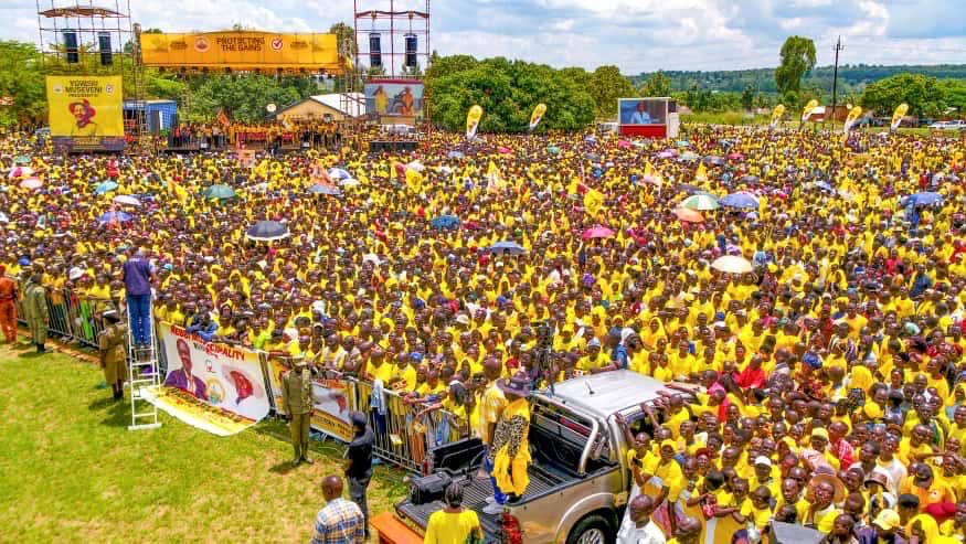 Maama Janet Urges Youth to Safeguard Peace as Museveni Rallies Support in Nebbi